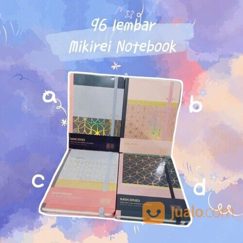 Buku Tulis Catatan Notebook Karet A5 Halaman Bergaris Note Book Diary