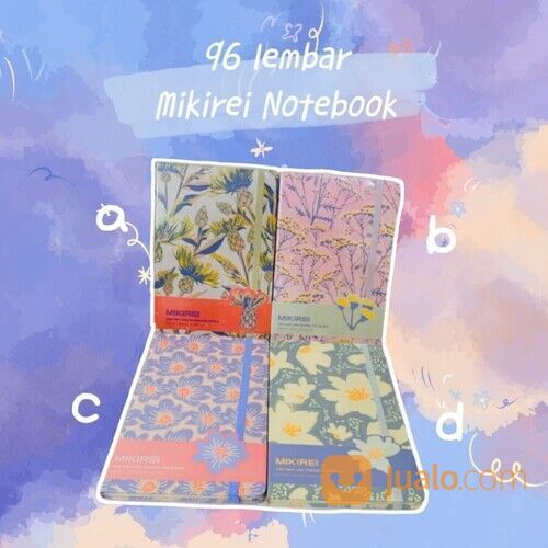 Buku Tulis Catatan Notebook Karet A5 Halaman Bergaris Note Book Diary