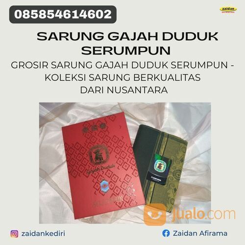 Grosir Sarung Gajah Duduk Serumpun - Koleksi Sarung Berkualitas dari Nusantara