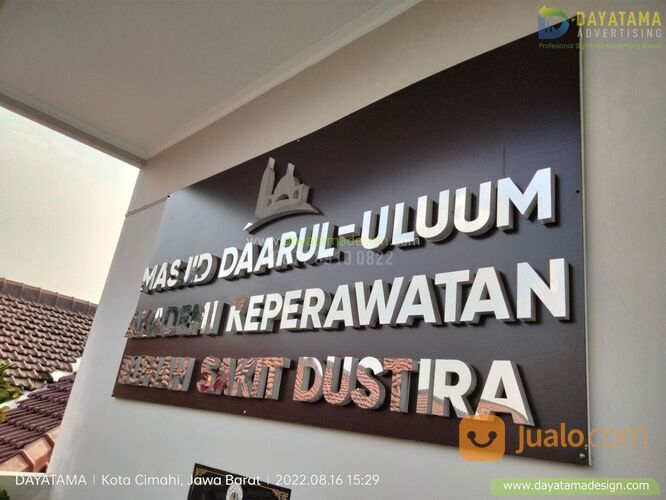 Jasa Pembuatan Signage Huruf Timbul dan Neon Box Garut