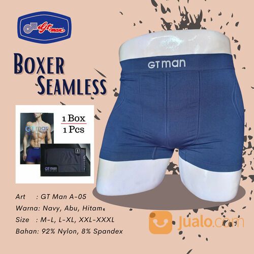 Promo 1pcs Celana Dalam Boxer Gt Man AO5 Grosir Bokser Pria Dewasa Pakaian Dalam Cowok Lusinan