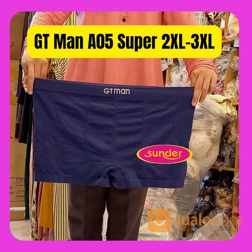Promo 1pcs Celana Dalam Boxer Gt Man AO5 Grosir Bokser Pria Dewasa Pakaian Dalam Cowok Lusinan