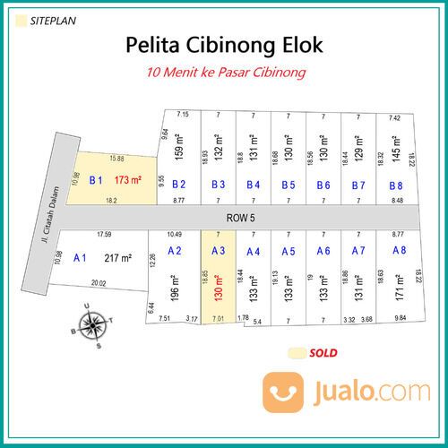 DEKAT SEKOLAH MARDI WALUYA CIBINONG, TANAH KAVLING SIAP BANGUN