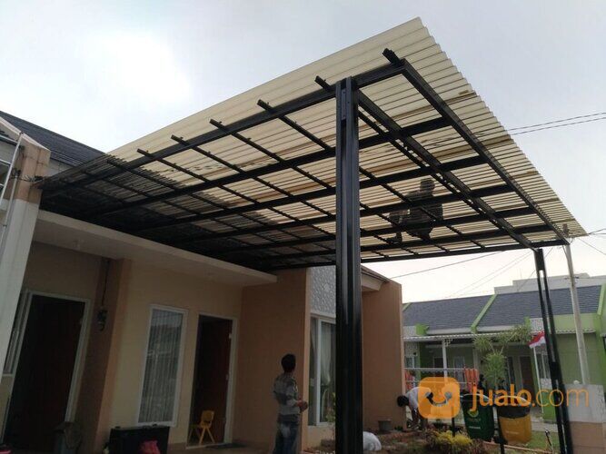 kanopi solar flatt atau solar tuff