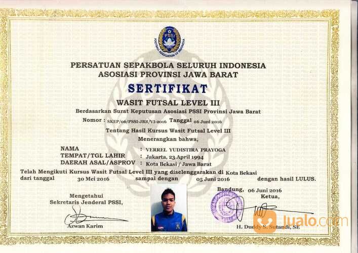 Jasa Wasit Futsal Dan Sepak Bola Jakaarta