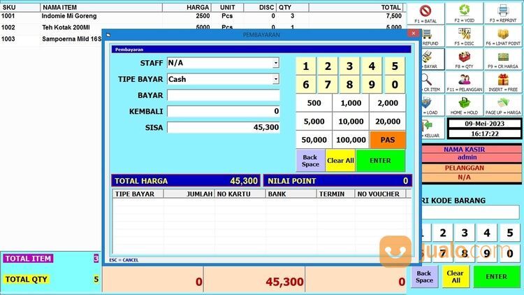 Aplikasi Program Kasir Toko Ritel Dan Minimarket