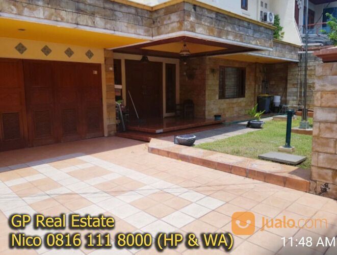 n910 Rumah Janur Elok Raya Masuk dr Hotel Santika Kelapa Gading 4 bed 2 lantai hadap utara