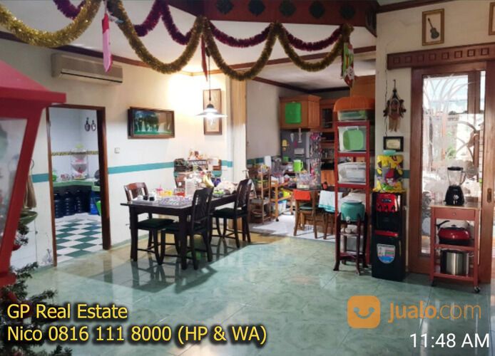 n910 Rumah Janur Elok Raya Masuk dr Hotel Santika Kelapa Gading 4 bed 2 lantai hadap utara