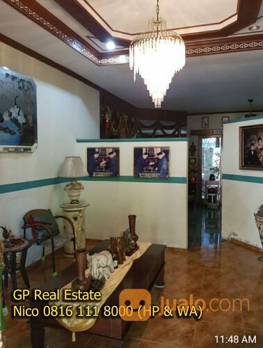 n910 Rumah Janur Elok Raya Masuk dr Hotel Santika Kelapa Gading 4 bed 2 lantai hadap utara