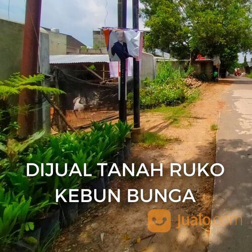 tanah pinggir jalan lubuk kawah kebun bunga palembang