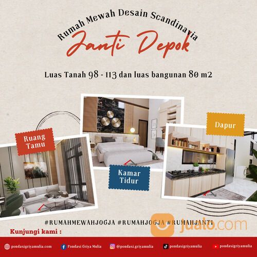 3 Unit Siap Bangun Dekat Blok O Timur Ambarukmo Plaza dekat Jalan Janti Transmart Maguwoharjo Jogja