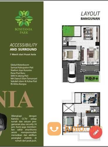 RUMAH ELITE LOKASI BOSSTANIA PARK KOTA PATI DEKAT ALUN ALUN MARGOYOSO