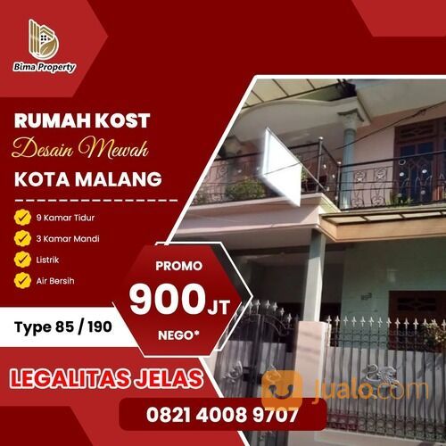 RUMAH KOS DI DEKAT HOTEL MERCURE KOTA MALANG