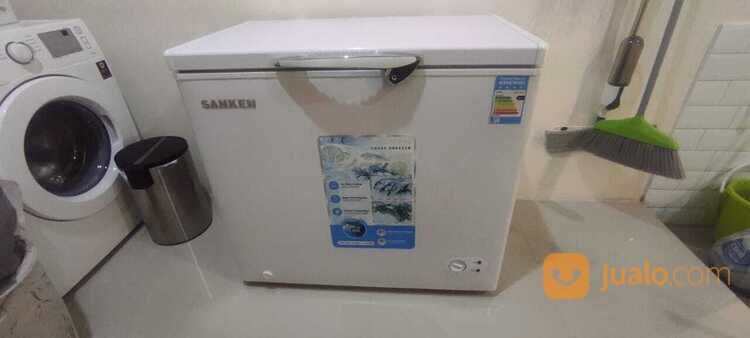 Freezer Sanken SRF-220WH Bagus Murah
