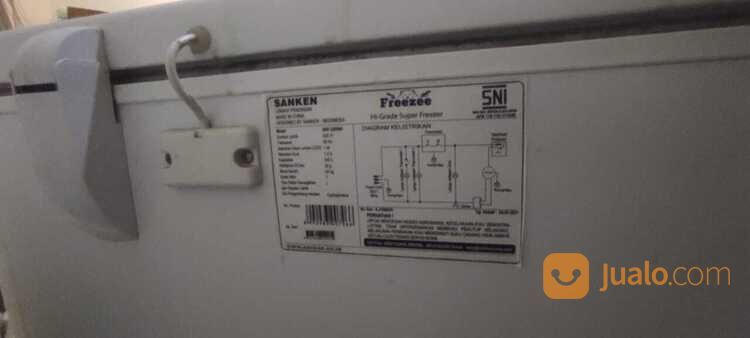 Freezer Sanken SRF-220WH Bagus Murah