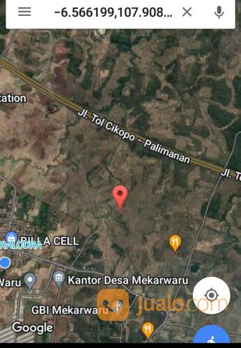 Tanah 100 sampai 1000 hektar Subang Indramayu Jawa barat