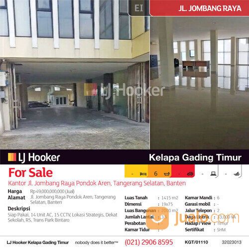 Kantor Jl. Jombang Raya Pondok Aren, Tangerang Selatan, Banten