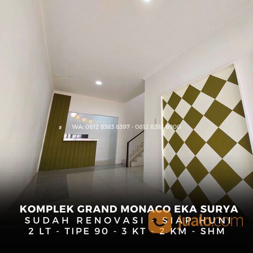 KOMPLEK GRAND MONACO EKA SURYA MEDAN JOHOR - FREE CANOPY, PAGAR DAN MINI BAR