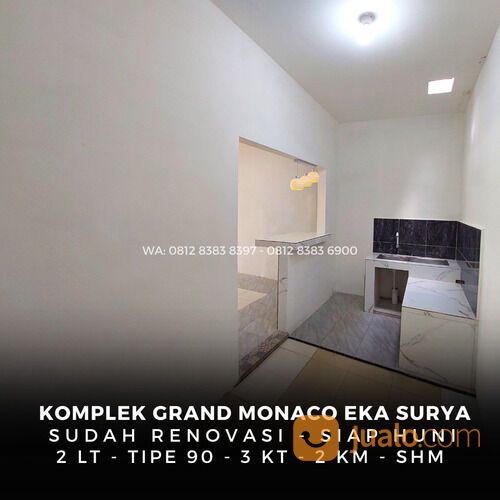 KOMPLEK GRAND MONACO EKA SURYA MEDAN JOHOR - FREE CANOPY, PAGAR DAN MINI BAR