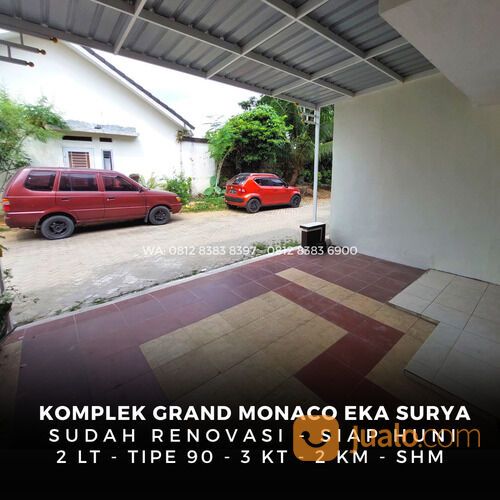 KOMPLEK GRAND MONACO EKA SURYA MEDAN JOHOR - FREE CANOPY, PAGAR DAN MINI BAR