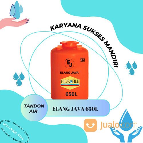 Tandon Air Elang Java Kapasitas 650 Liter