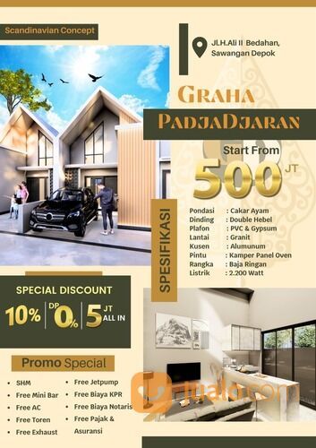 Rumah Minimalis Skandinavia di Kota Depok: Inspirasi Desain Interior yang Simpel dan Elegan