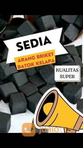 Arang briket batok kelapa panas lebih lama