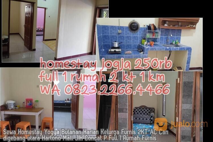 Sewa Homestay Yogya Bulanan Harian Kelurga Furnis 2KT AC Candigebang utara Hartono Mall JIH Concat P