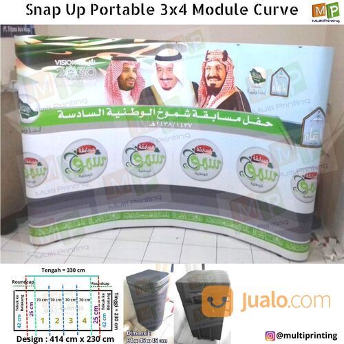 Backwall Portable 3x4-Backdrop Portable 3x4-Pop Up Backwall-Backdrop