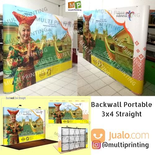Backwall Portable 3x4-Backdrop Portable 3x4-Pop Up Backwall-Backdrop