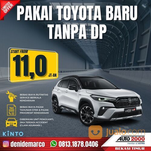 PAKAI TOYOTA COROLLA CROSS HYBRID TANPA DP...!! PROMO aMAYzing