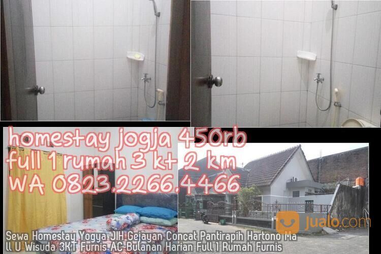 Sewa Homestay Yogya JIH Gejayan Concat Pantirapih Hartono Mall U Wisuda 3KT Furnis AC Bulanan Harian