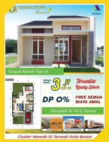 Rumah Cicilan 2 jutaan di Cilebut Bogor