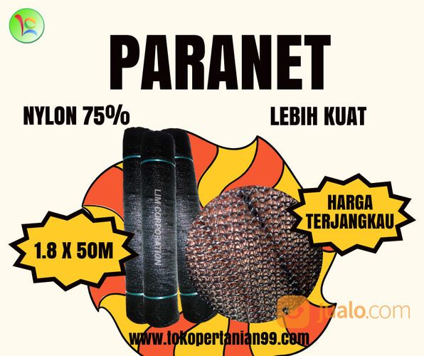 Paranet Nylon Nilon Paranet 75 % Import Lebar 3 Meter x 50 meter