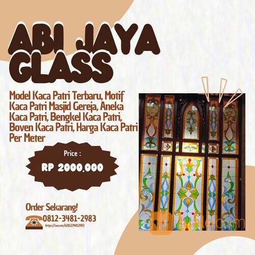 Alamat Kaca Patri Terdekat Di TEBINGTINGGI, WA : 0812-3481-2983