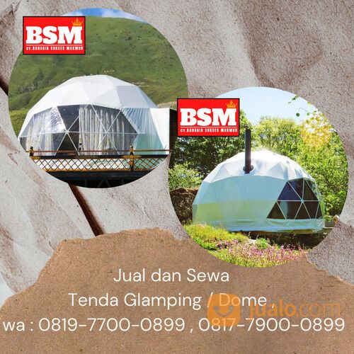 Tenda Dome atau Glamping Murah Tangerang