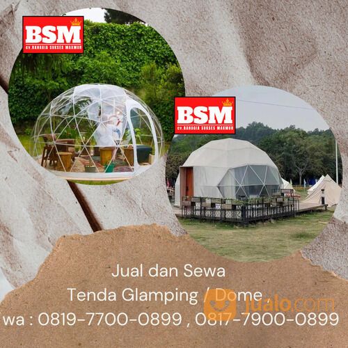 Tenda Dome atau Glamping Untuk Resort