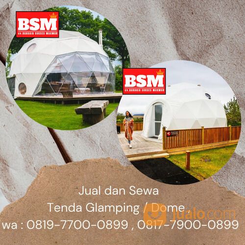 Tenda Dome atau Glamping Untuk Cottage