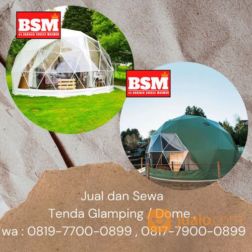 Tenda Dome atau Glamping Untuk Cottage