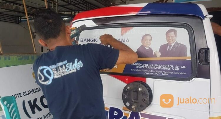 Pasang stiker Branding Medan