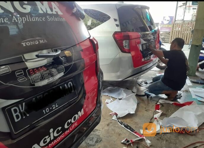 Pasang stiker Branding Medan