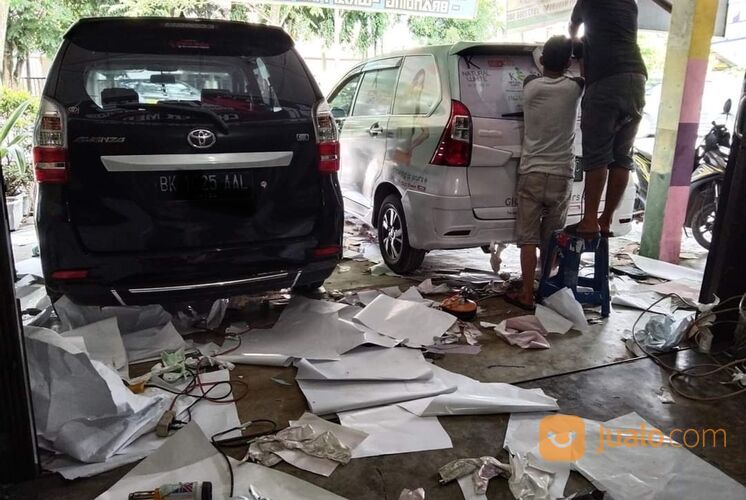 Pasang stiker Branding Medan