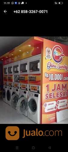 Paket usaha laundry koin - mesin laundry lampung