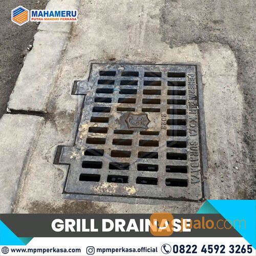 Grill Cast iron - Grill Cast Iron Untuk Saluran Air di Batu