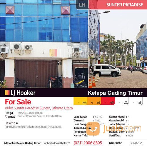 Ruko Sunter Paradise Sunter, Jakarta Utara