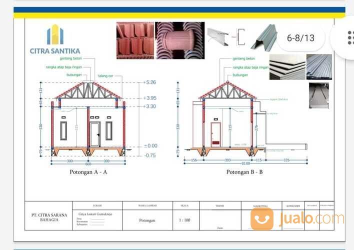 Rumah subsidi di teras boyolali