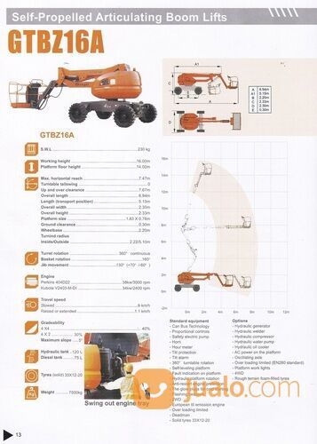 Pusat Boom Lift Bekasi , Cibitung , Cikarang , karawang dan Cikampek