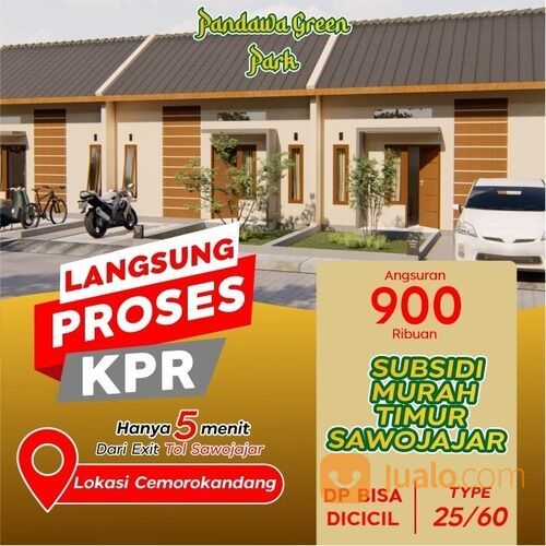 RUMAH SUBSIDI 160 JUTA AN DEKAT PASAR TEMBORO MALANG