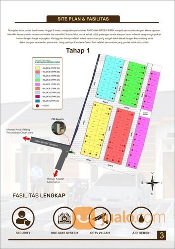 RUMAH SUBSIDI 160 JUTA AN DEKAT PASAR TEMBORO MALANG