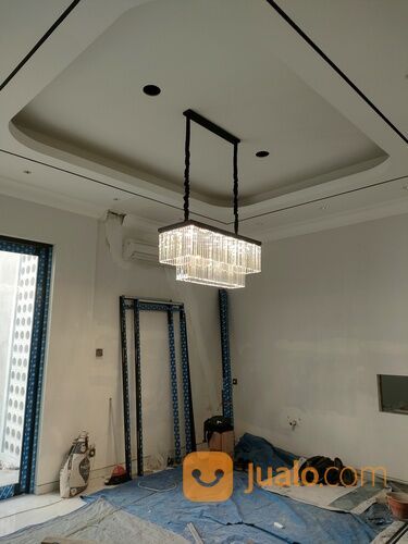 Jasa pasang dan cuci lampu kristal